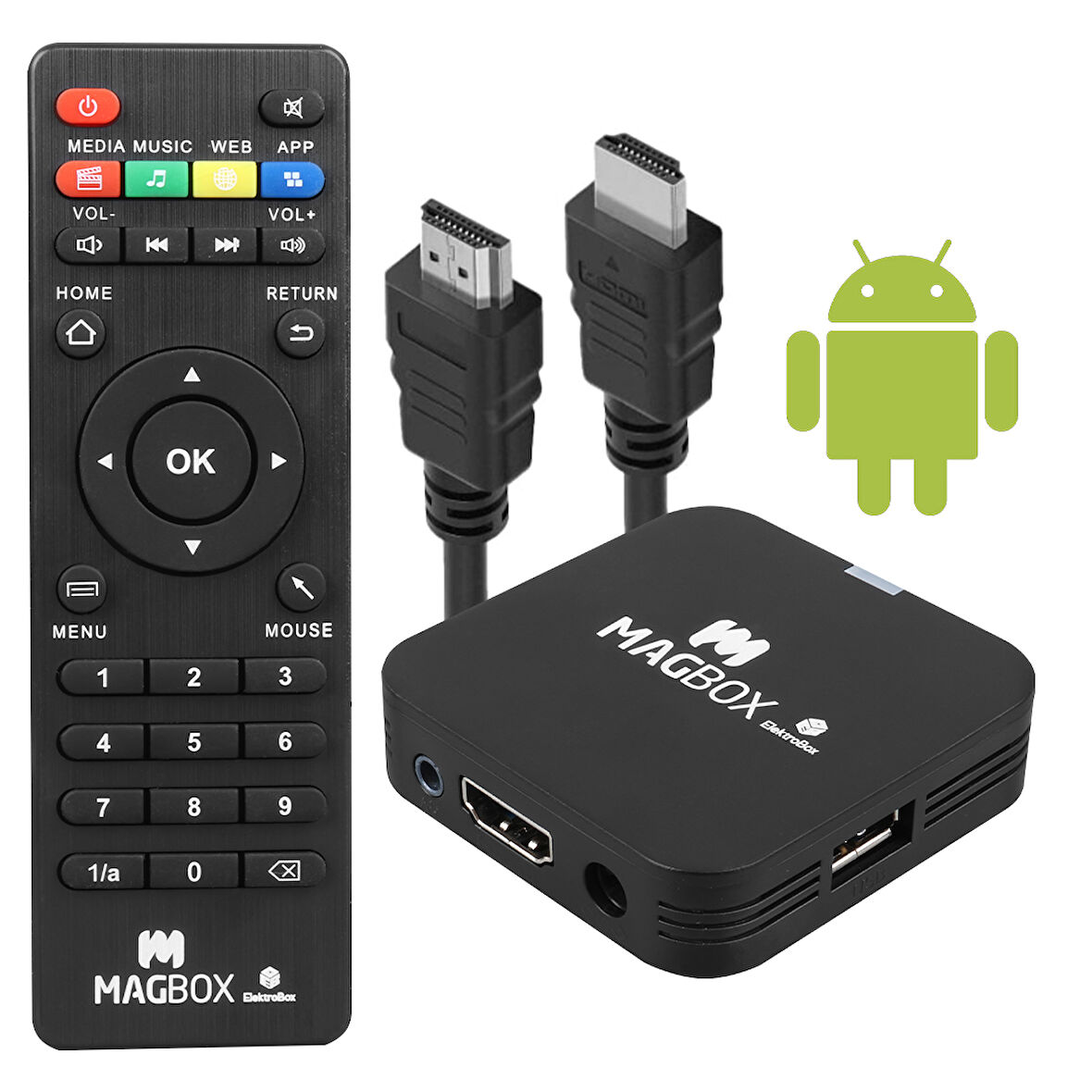 MAGBOX ELECTROBOX 2 GB RAM H313 İŞLEMCİ 16 GB HDD 4K ULTRA HD ANDROID BOX (ANDROID 10) (5042)