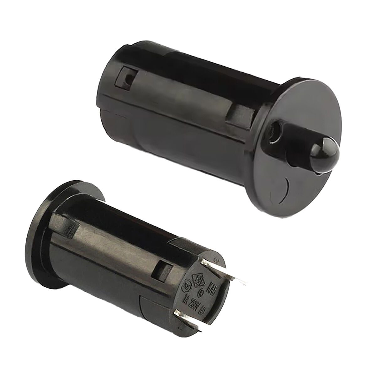IC-187A KAPAK SWİTCH Ø12MM (NC) NORMALDE KAPALI KONTAK PBS-25B SİYAH (5042)