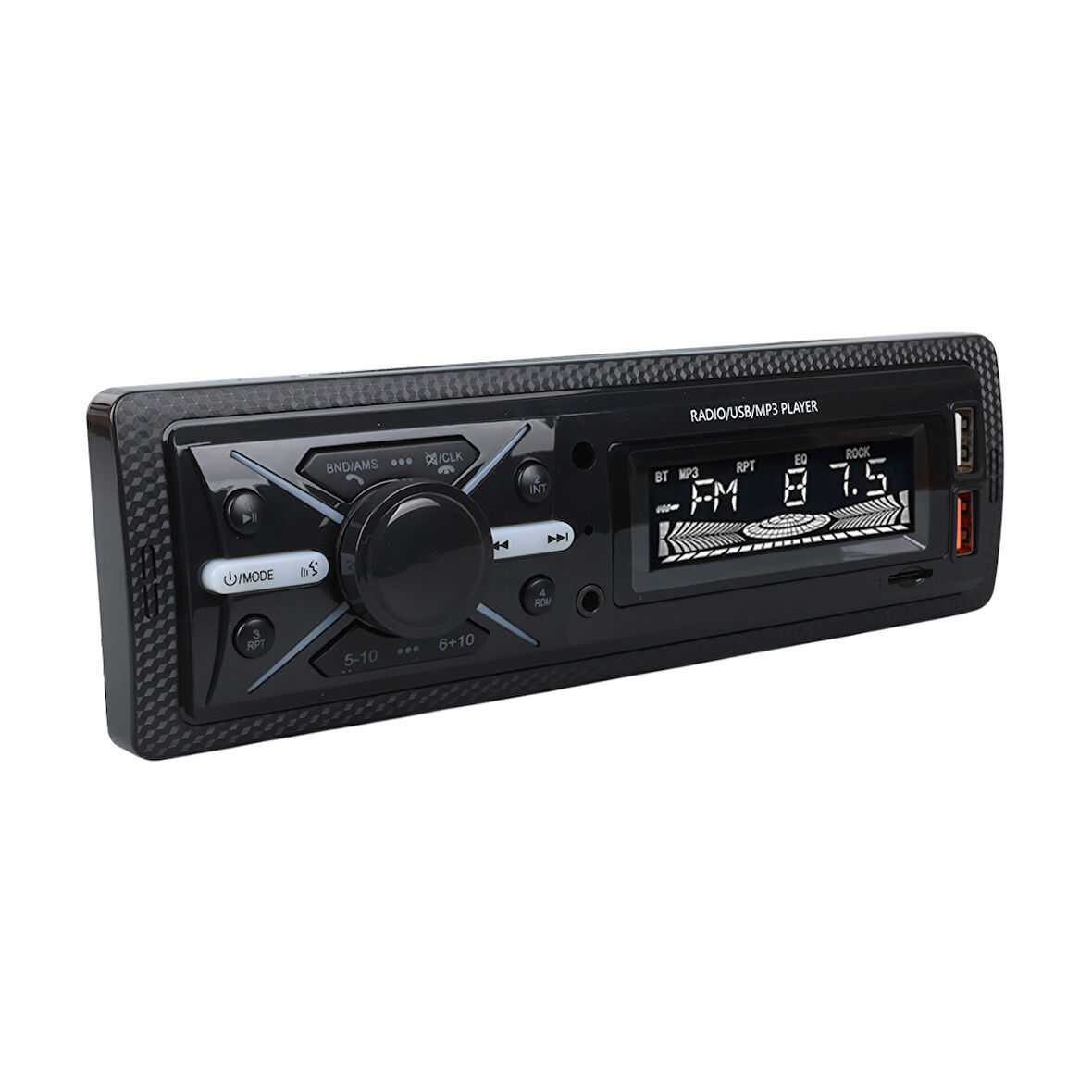 ÇİFT USB/SD/FM/AUX/BLUETOOTH KUMANDALI OTO TEYP 4X60 WATT CS-960 (5042)