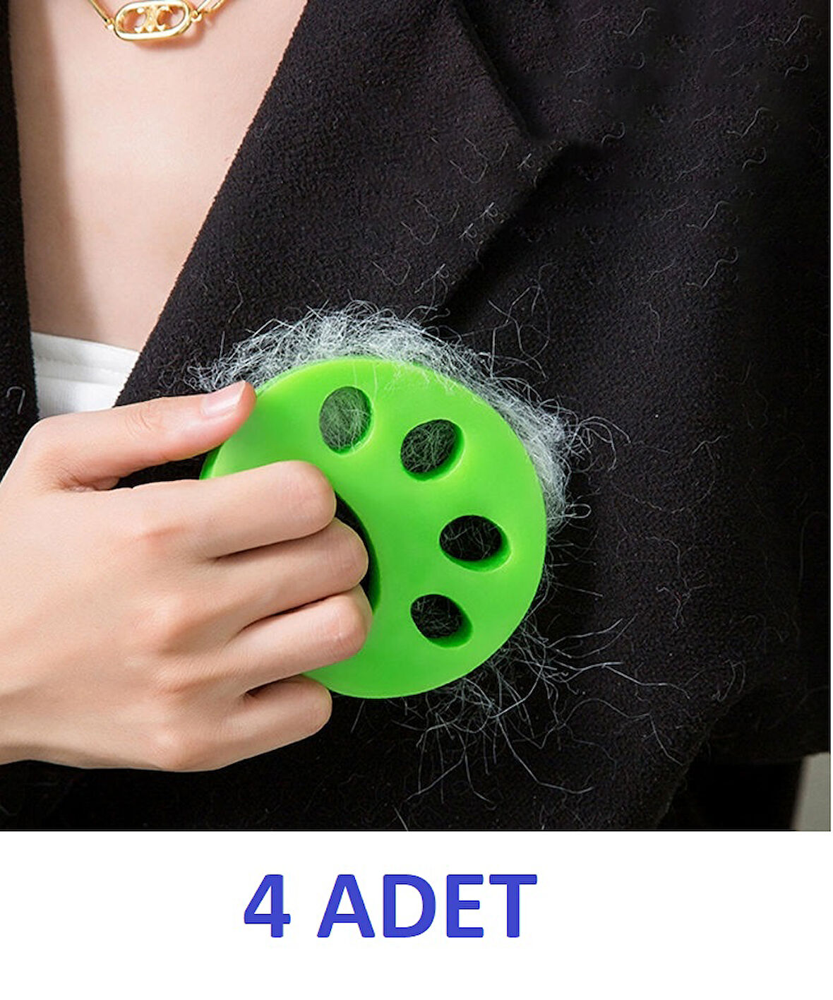 Çamaşır Makinesi Ve Evcil Hayvanlar İçin Tüy Toplayıcı Yıkanabilir Aparat 4 Adet (5042)