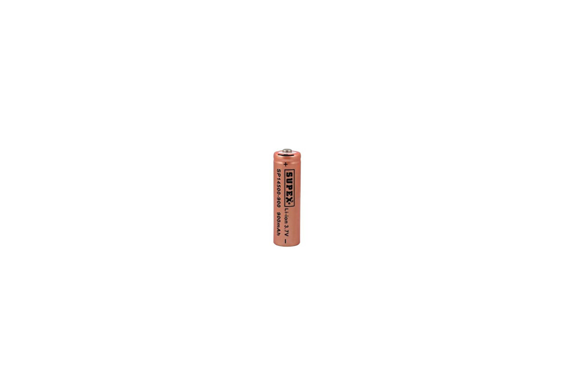 SUPEX SP14500-900S LİTYUM ION 3.7V 900MAH ŞARJ EDİLEBİLİR BAŞLIKLI PİL (5042)