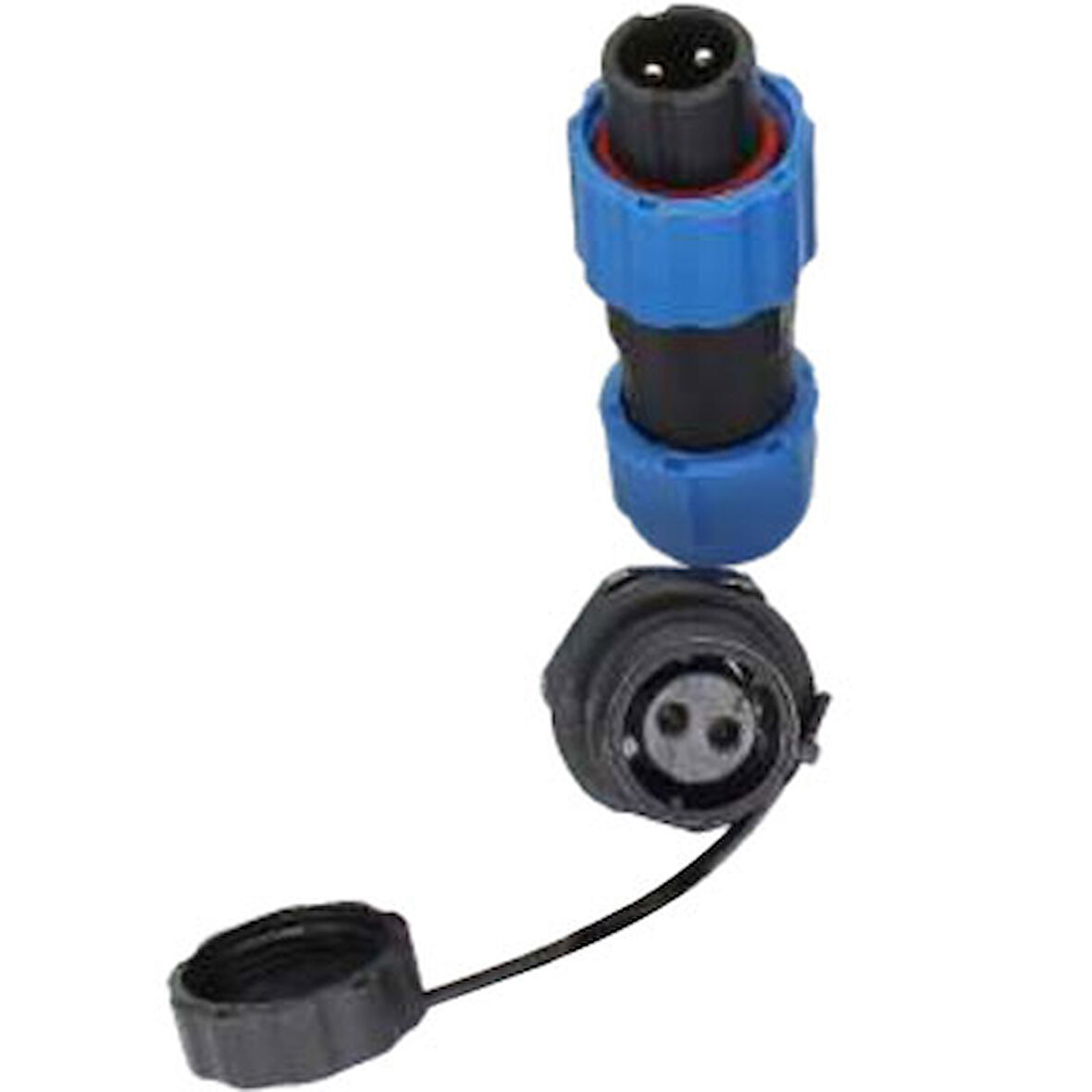 SD13 TİPİ SU GEÇİRMEZ 2 PİN KONNEKTÖR (5042)