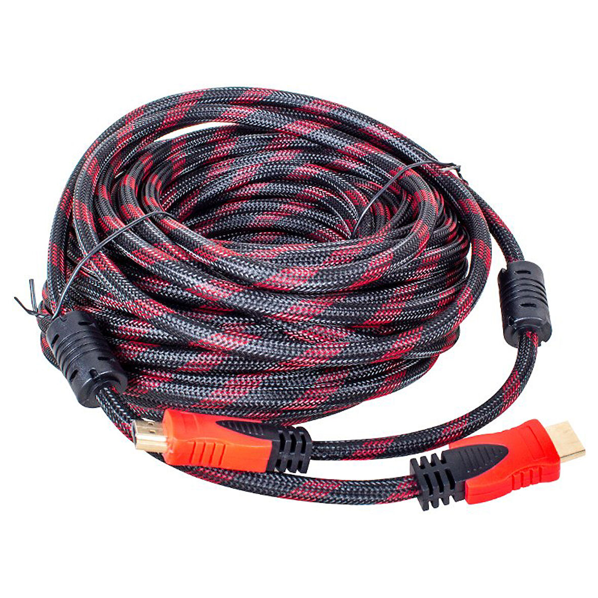 24K 1.4V 3D ALTIN UÇLU 25 METRE ÖRGÜLÜ POŞETLİ HDMI KABLO (5042)