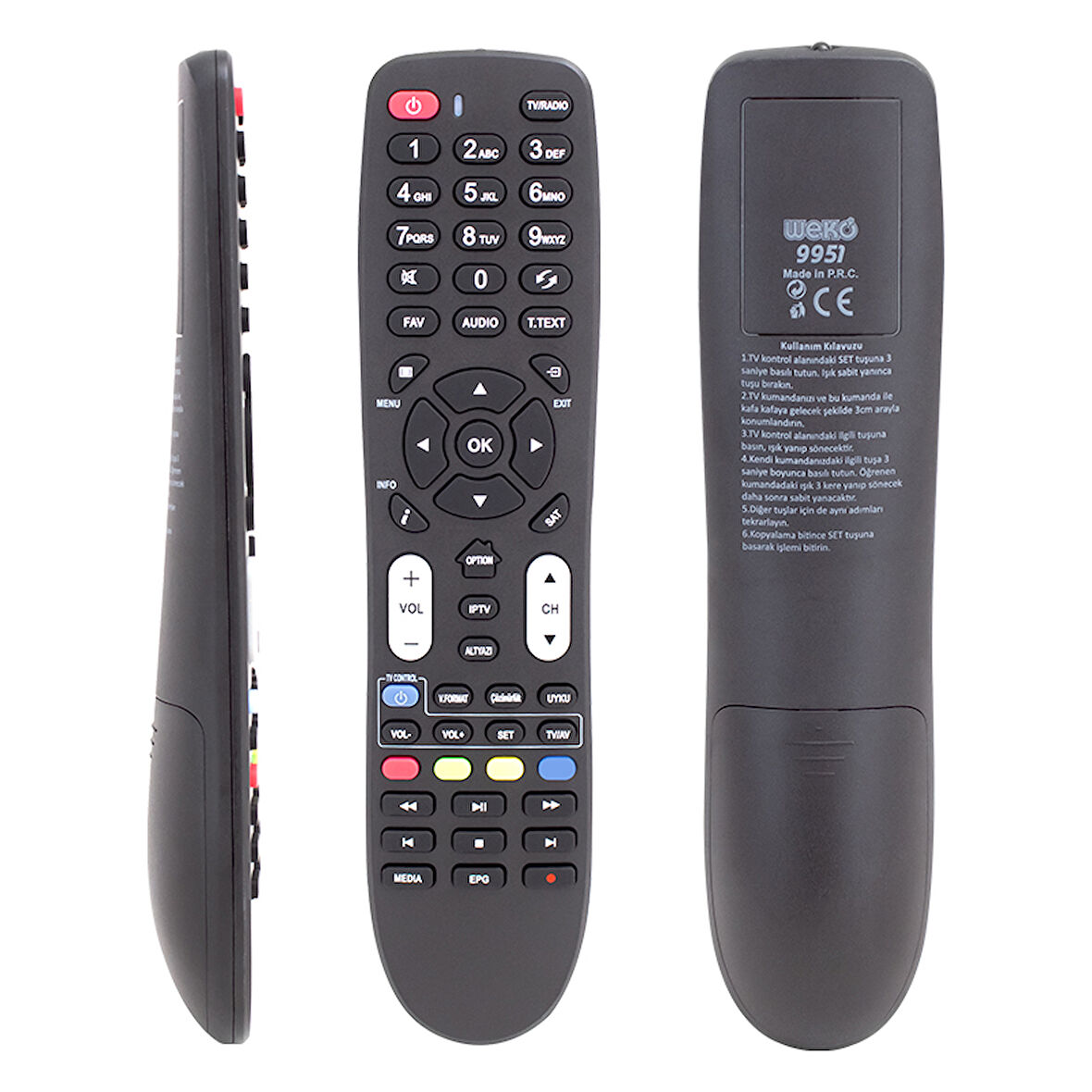 SUNGATE TITAN IPTV HD TV KONTROLLÜ UYDU ALICI KUMANDASI (5042)