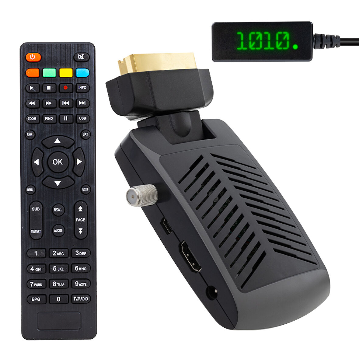 MULTI MINI SCART HD DISPLAY GÖZLÜ UYDU ALICISI (5042)