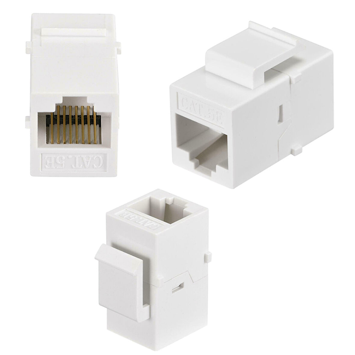 KLİPSLİ RJ45 DİŞİ/DİŞİ ARA APARAT (8P/8C ARA) (5042)