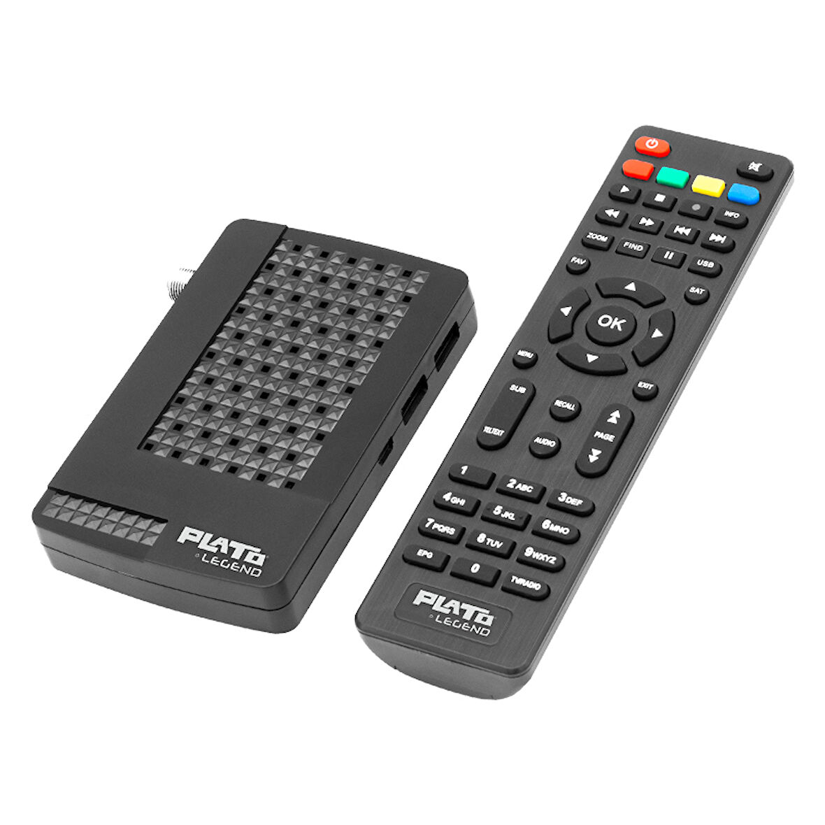 PLATO LEGEND ÇİFT USBLİ TKGSLİ MINI HD UYDU ALICISI (5042)