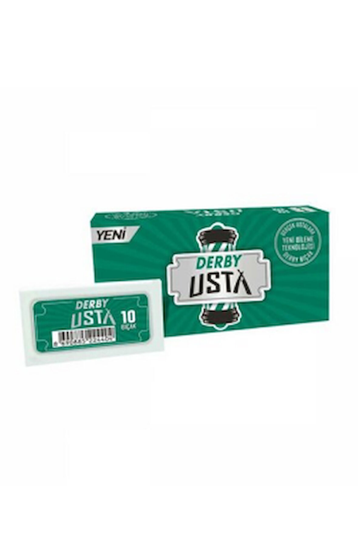 DERBY USTA TAM JİLET YEŞİL KUTU 10 PARÇA  X10 PARÇA (5042)