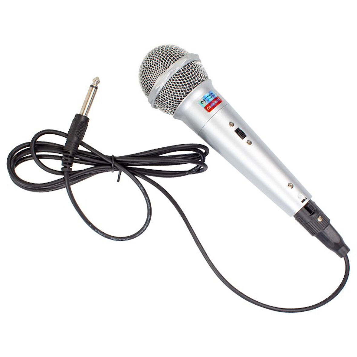 MAGICVOICE MV-4676 DİNAMİK GRİ KABLOLU EL MİKROFONU (5042)
