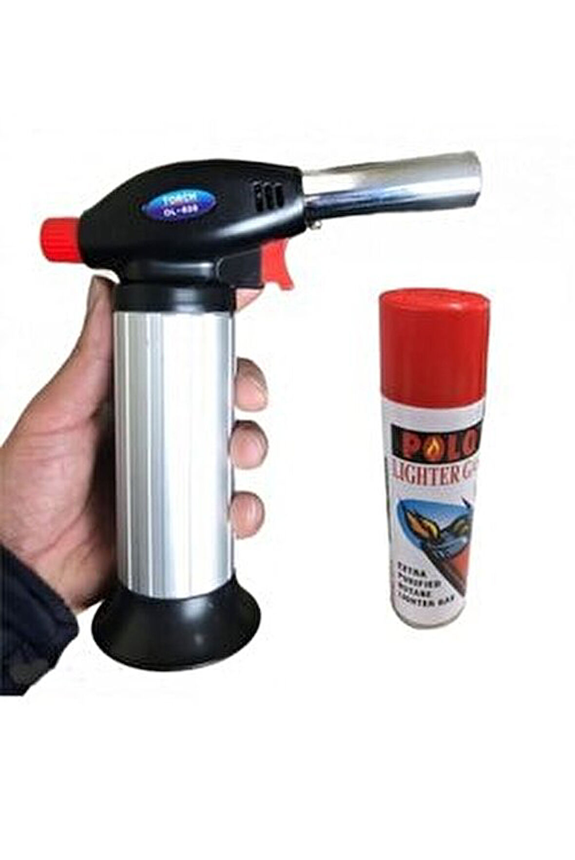 Büyük Boy Pürmüz Çakmak ve Gaz Hediye (5042)