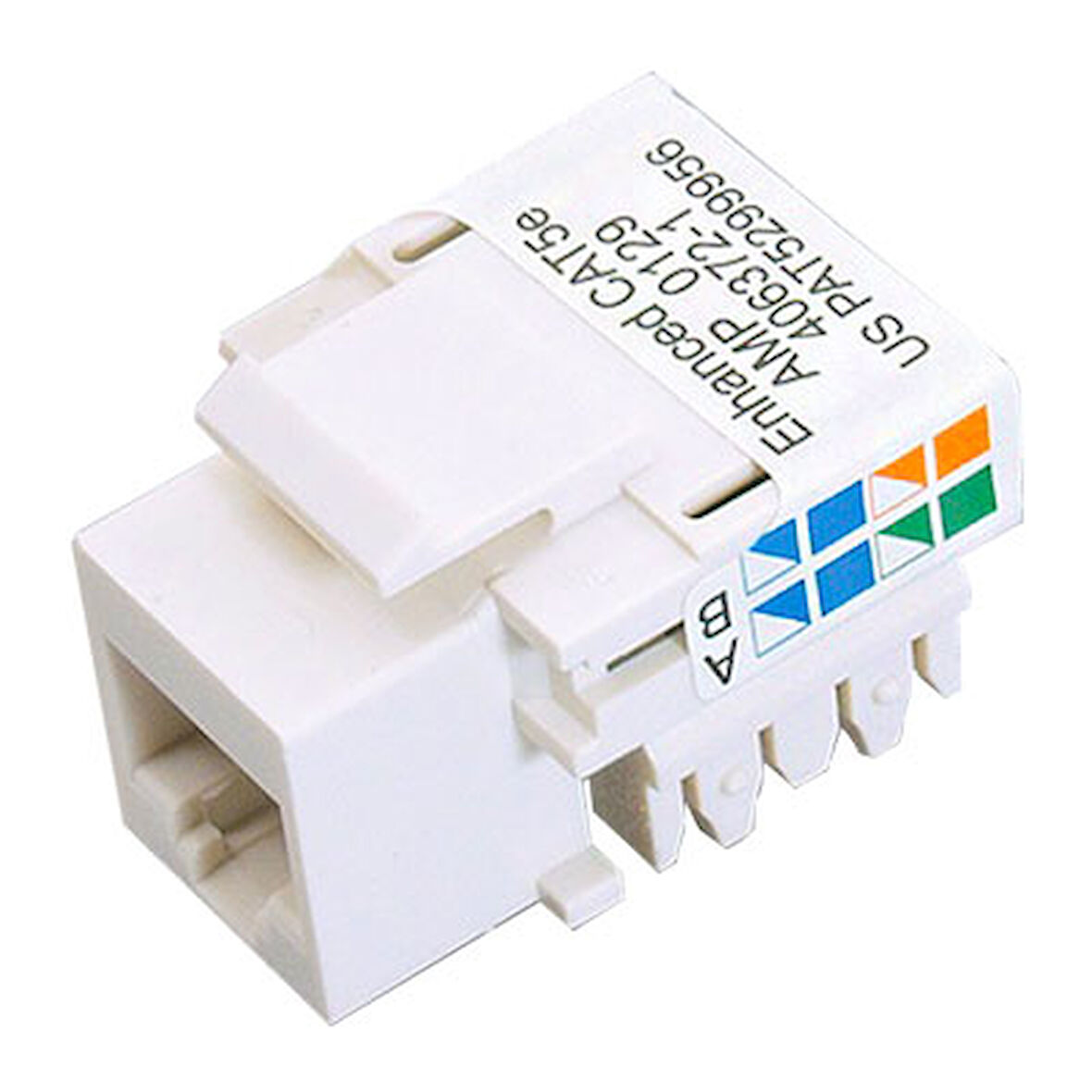 RJ 45 ŞASE KEYSTONE JACK CAT5E-8P8C (5042)
