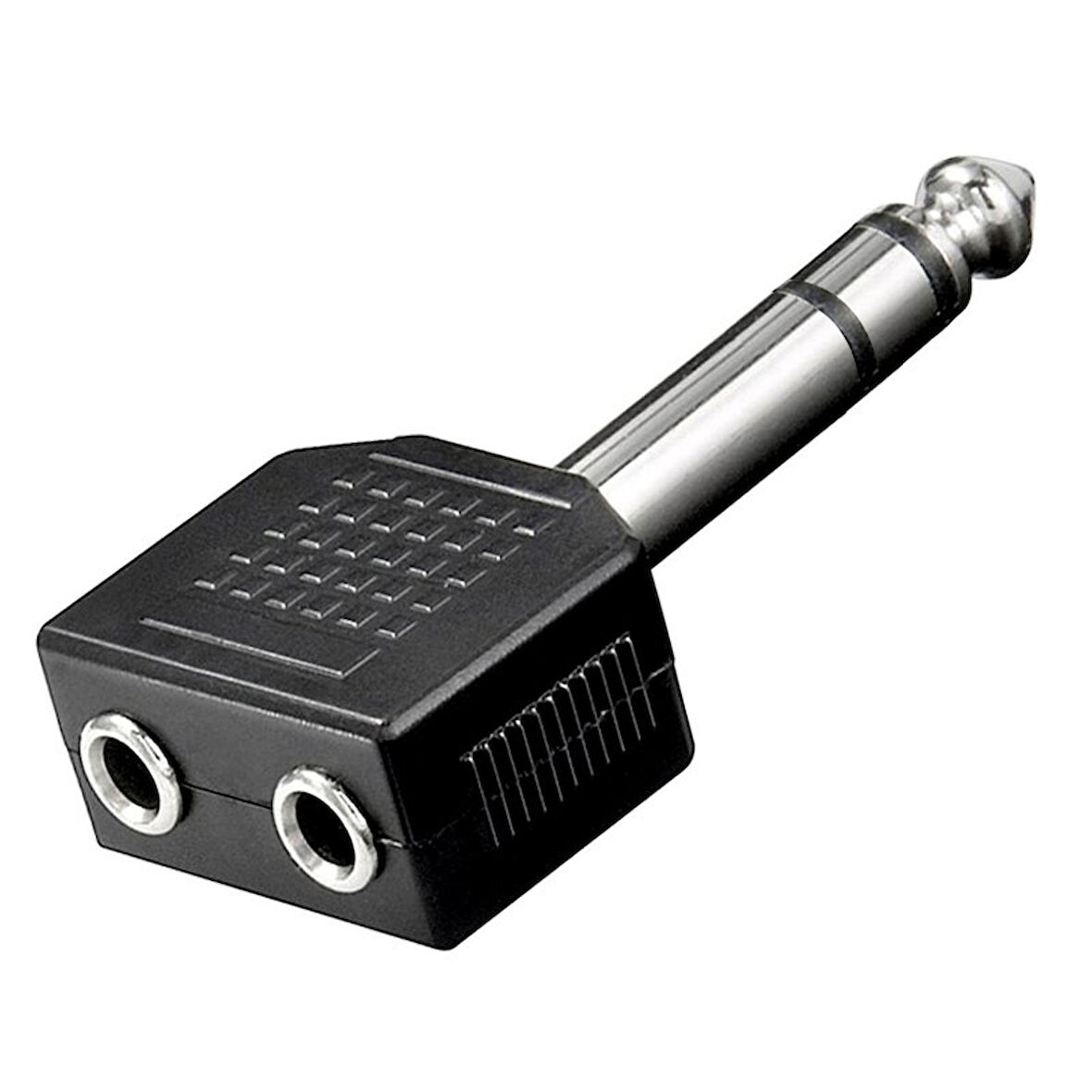 6.3 MM STEREO ERKEK / 3.5 MM ST X 2 DİŞİ ÇEVİRİCİ JACK (5042)