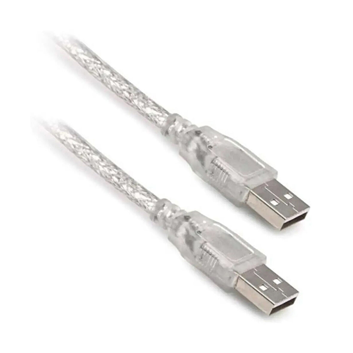 USB ERKEK-ERKEK KABLO 3 METRE ŞEFFAF (5042)