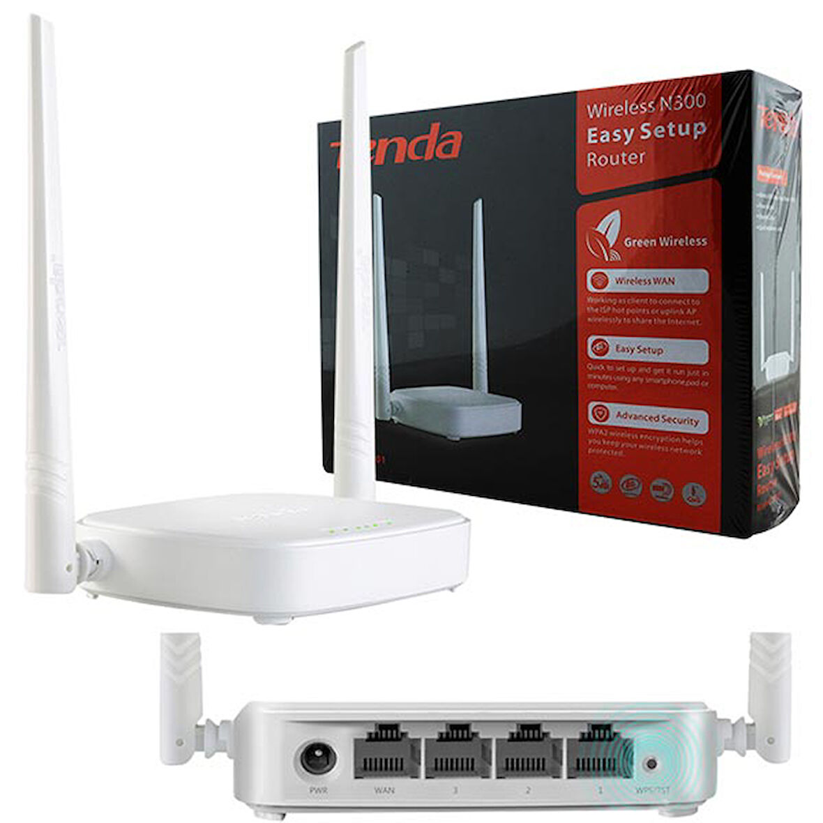 TENDA N301 4 PORT 300 MBPS ROUTER/AP/REPEATER (5042)