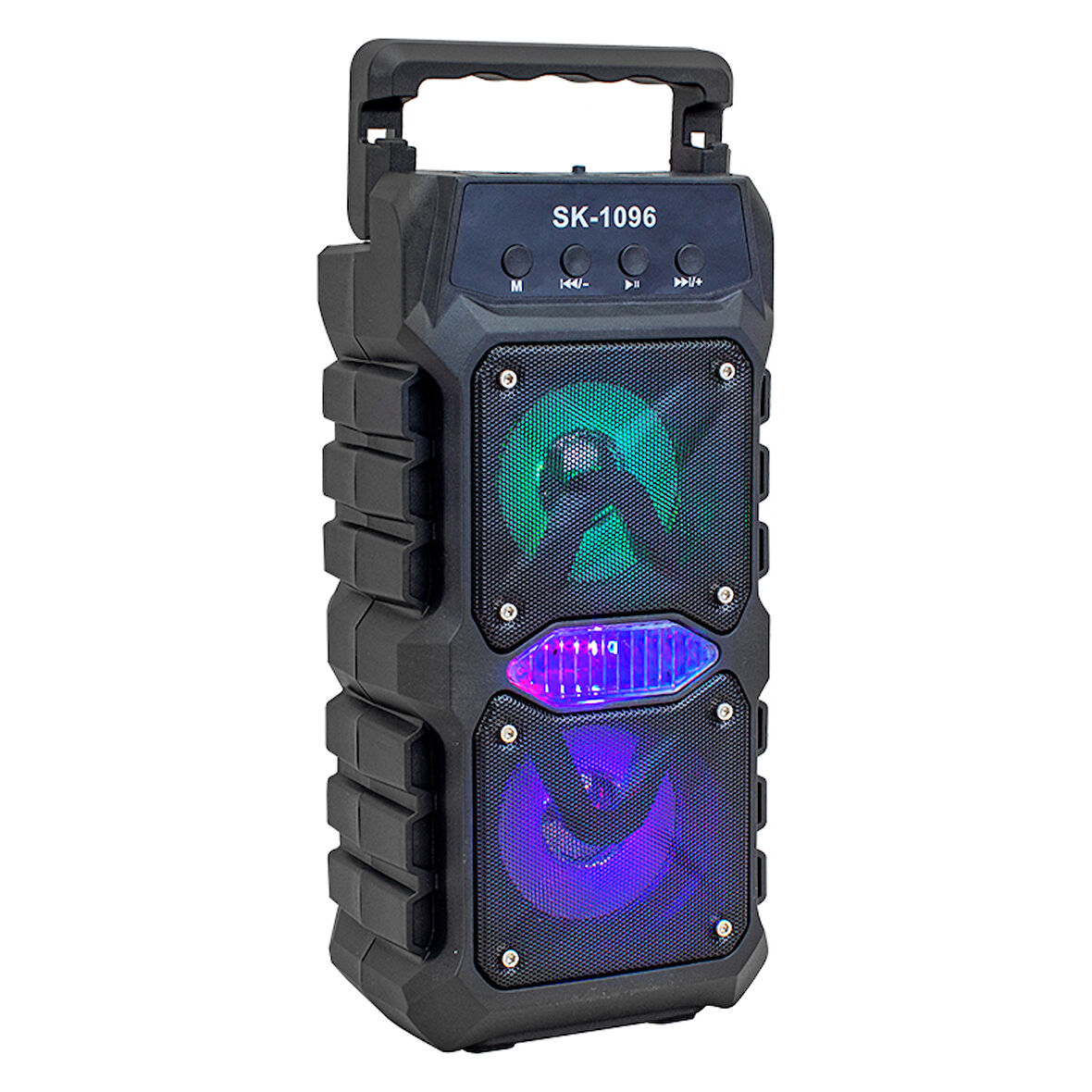 20 WATT USB/SD/AUX/FM/BLUETOOTH DESTEKLİ MİKROFON GİRİŞLİ TAŞINABİLİR HOPARLÖR (5042)