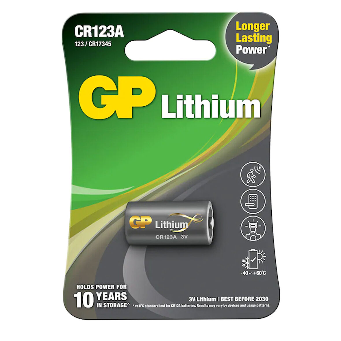 GP CR123A 3 VOLT LİTYUM FOTOĞRAF MAKİNESİ PİLİ (5042)