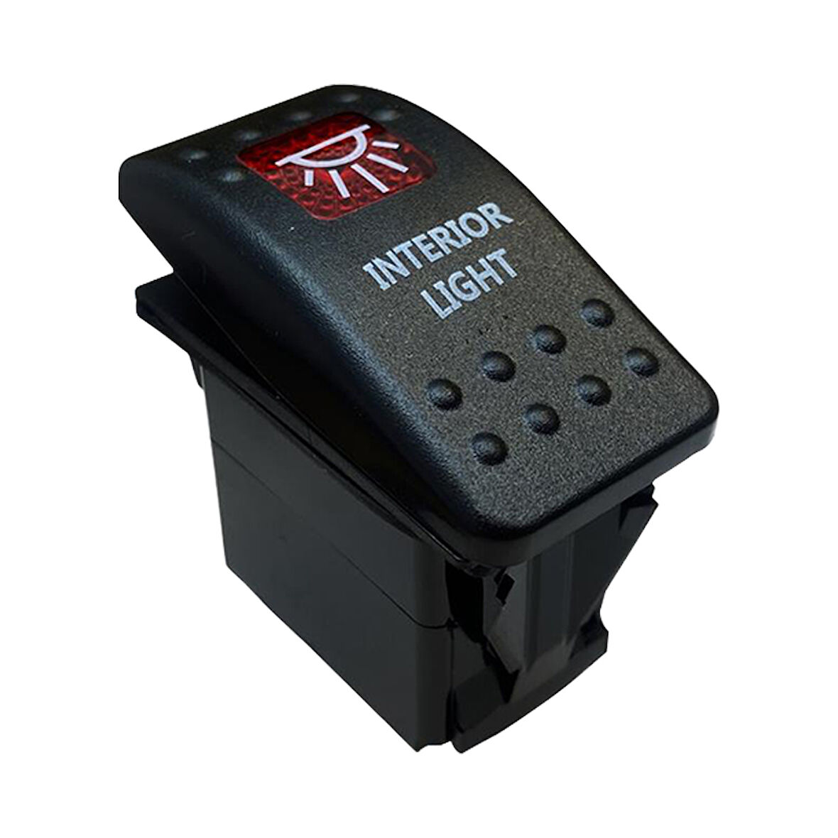 İÇ AYDINLATMA LAMBASI IŞIKLI 3P ON-OFF 12-24V MARIN SWITCH (IC-134M-S5) (5042)