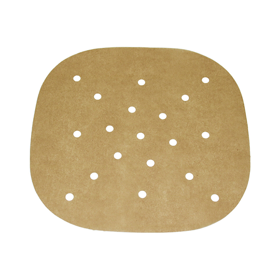 AİR FRYER 50  PARÇA  - DÜZ KAĞIT DELİKLİ - KARE OVAL KÖŞELİ - 20CM PİŞİRME KALIBI (5042)
