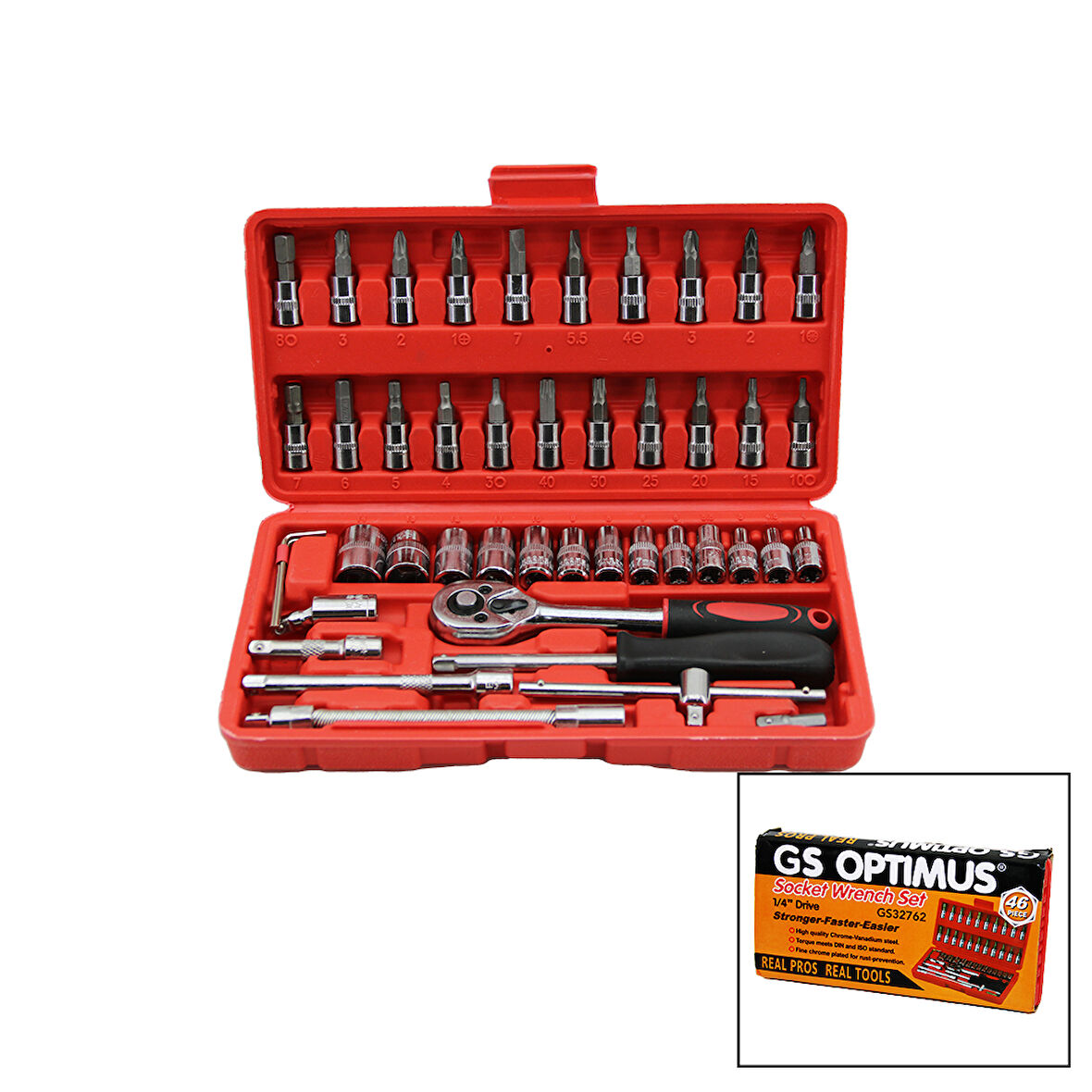 46 ADET  LOKMA SETİ PLASTİK KUTULU (5042)