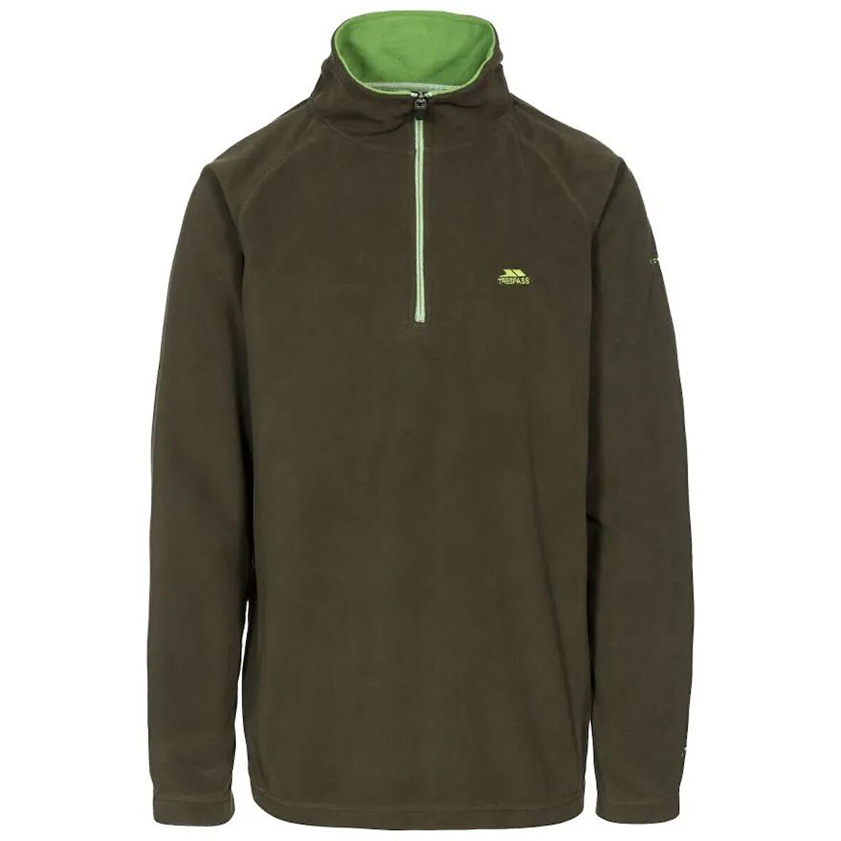 Trespass MAFLMFN10001 BLACKFORD - MALE MICROFLEECE AT100 Olive Erkek Polar