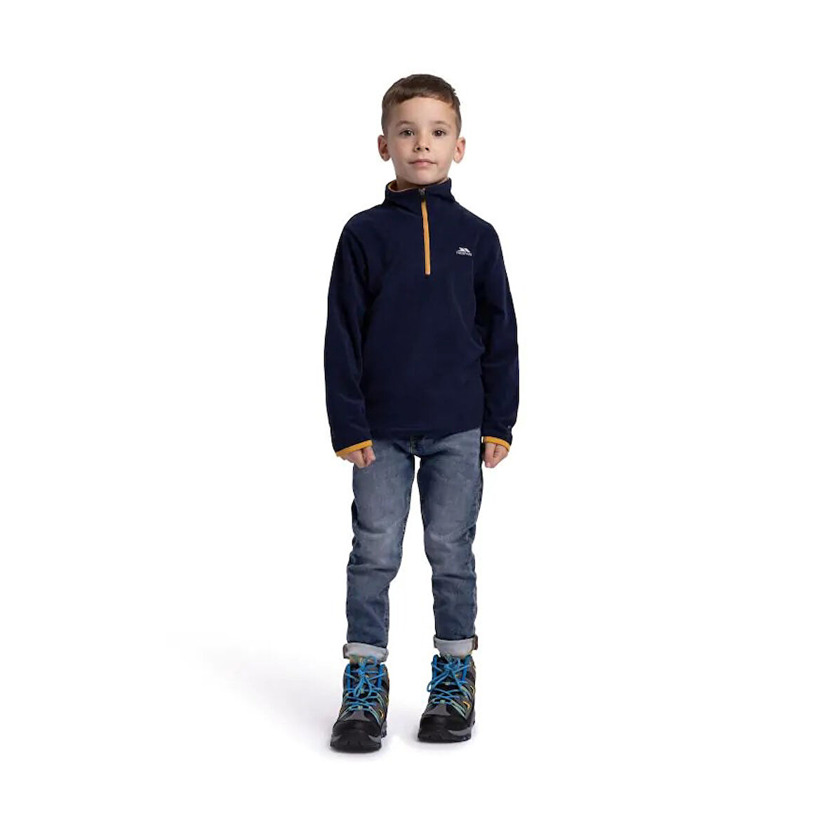 Trespass Etto - Male Mıcrofleece At100 Navy Erkek Çocuk Navy Polar Mcflmfm10001-na1