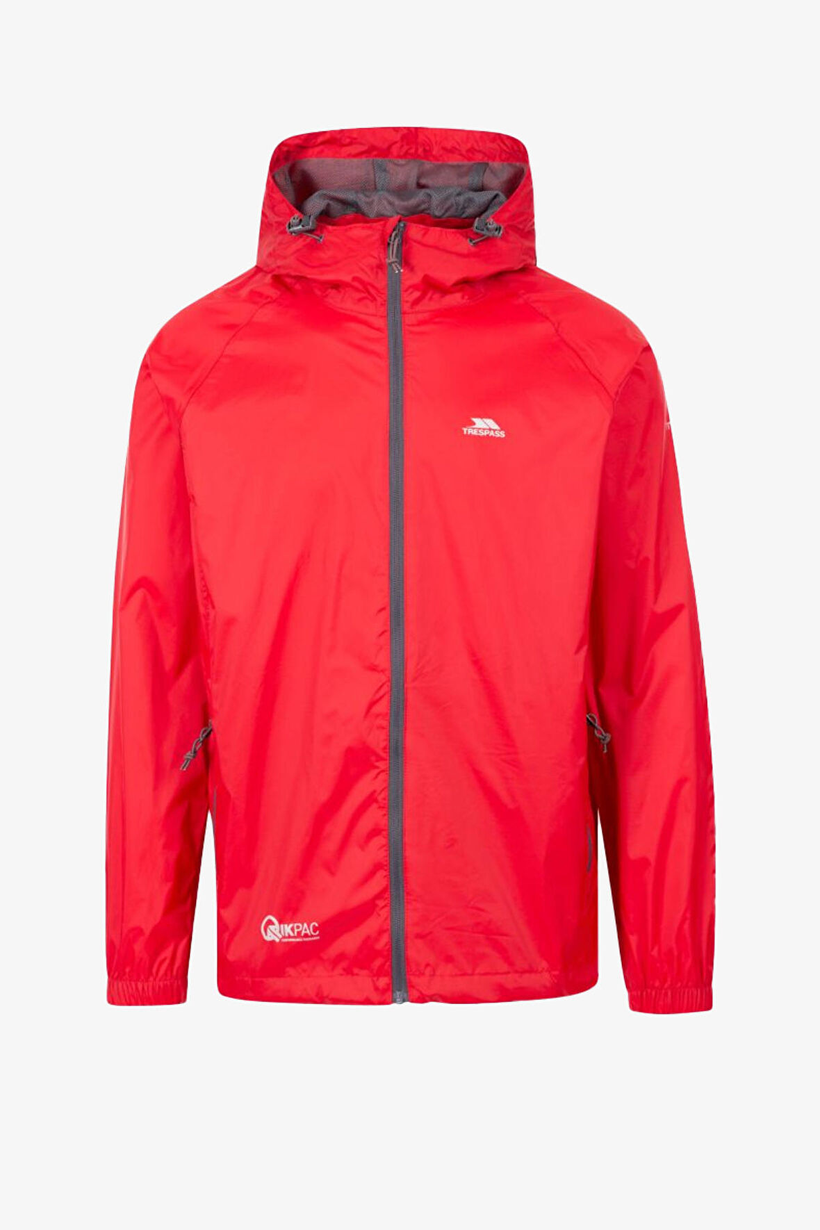 Trespass Qikpac Jacket Unisex Kırmızı Yağmurluk UAJKRAI10001-RED