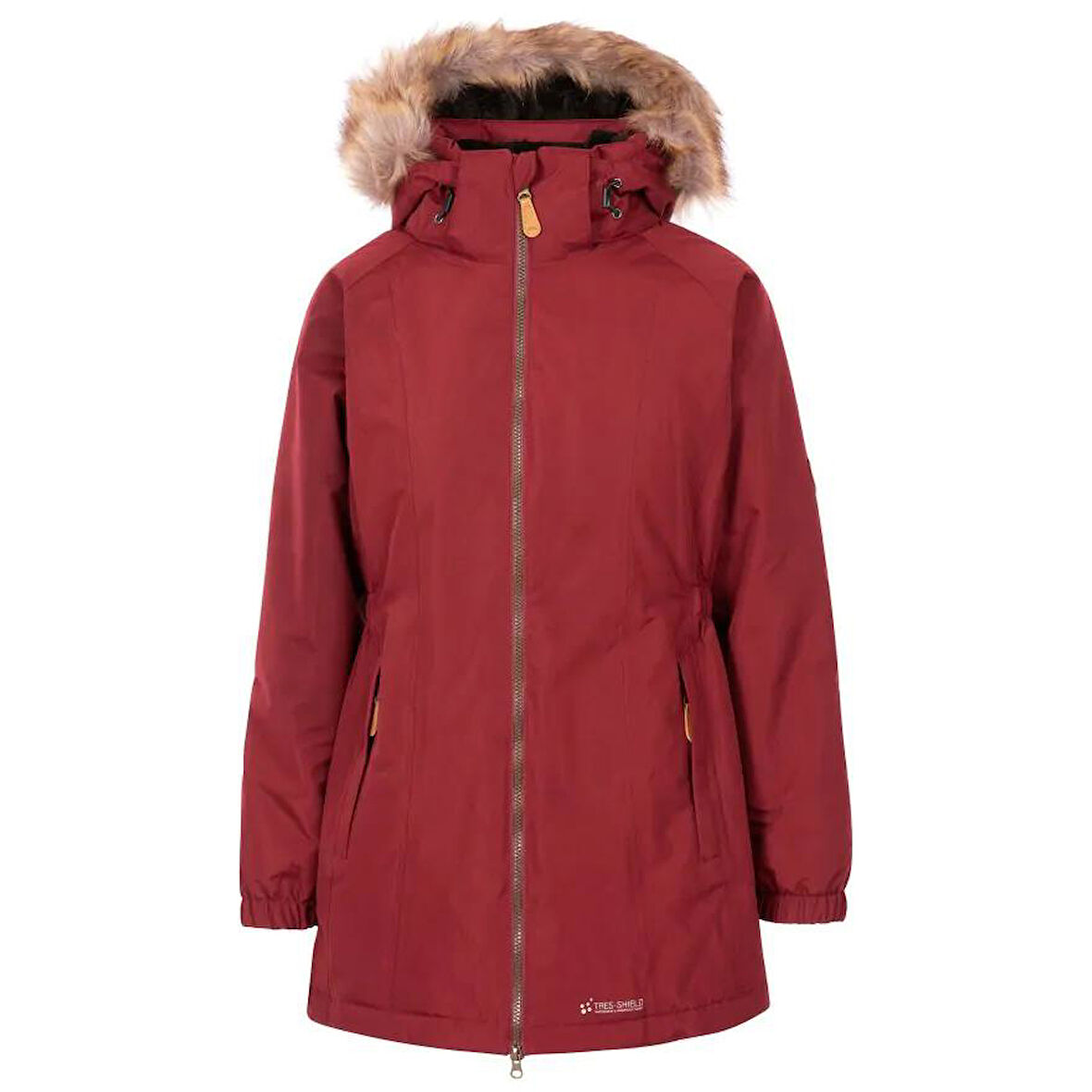 Trespass FAJKRAN20004 CELEBRITY - FEMALE JKT TP50 Dark Cherry Kadın Outdoor Ceket