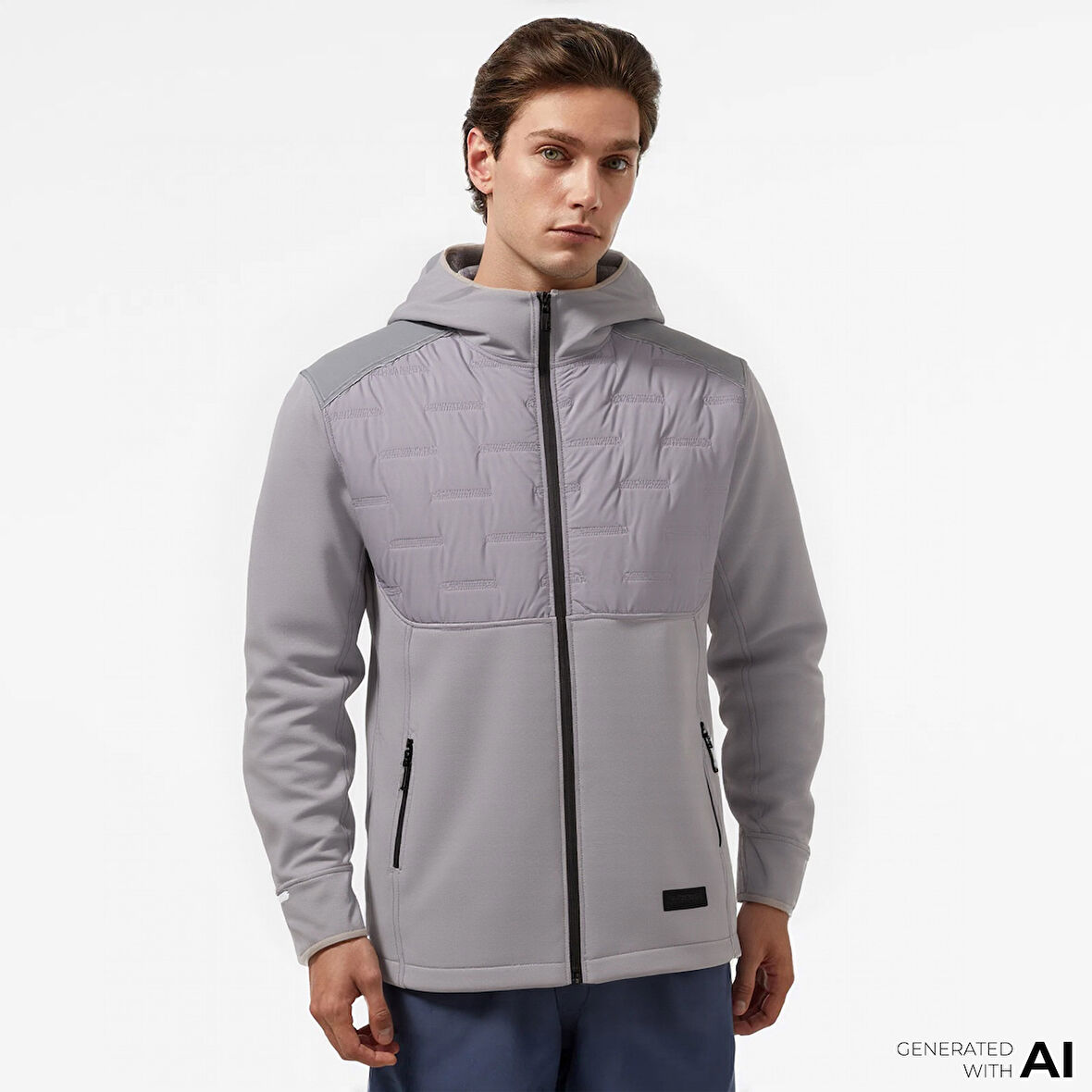 Trespass Bolfort Erkek Gri Günlük Mont