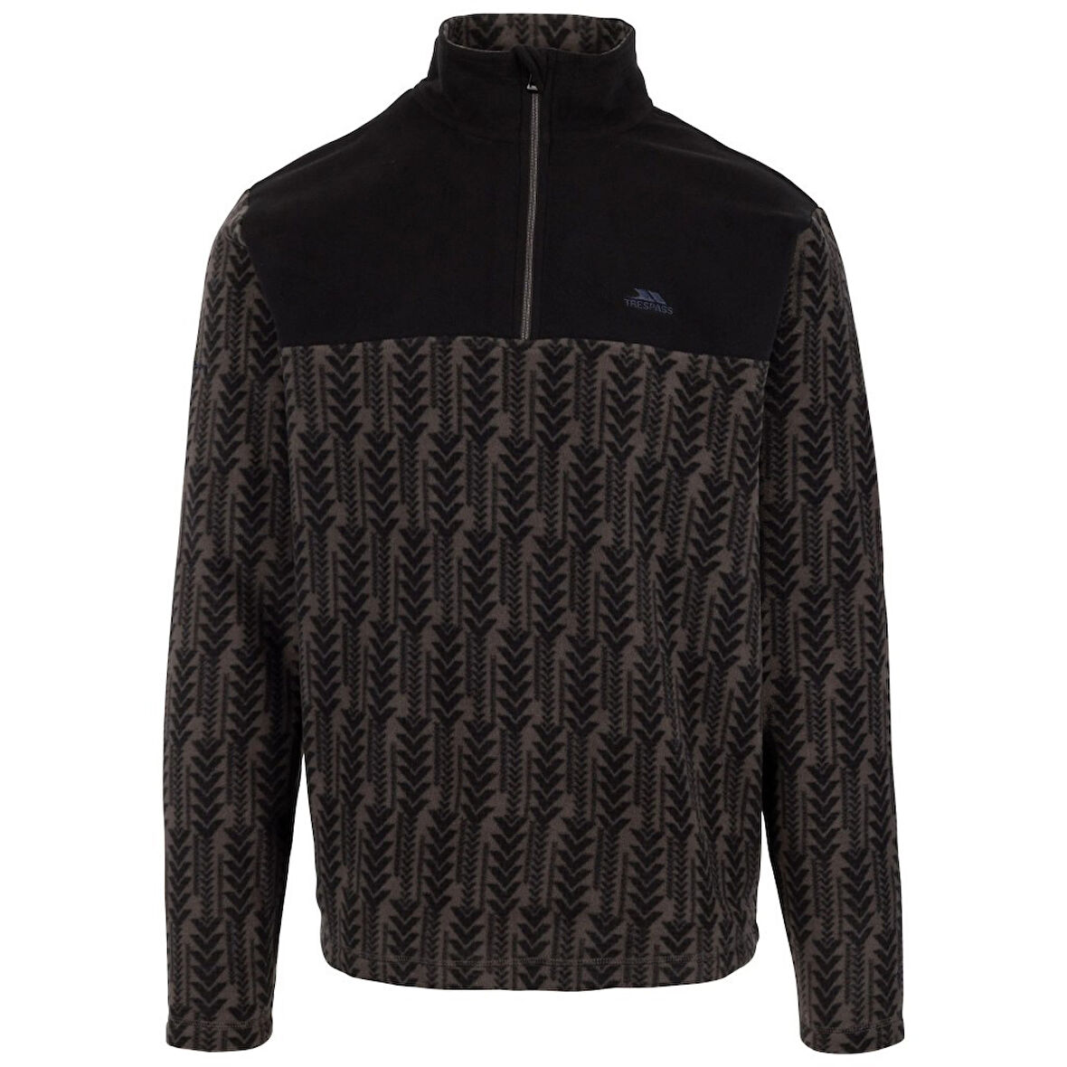 Trespass MAFLMFTR0009 Embleton Male MicroFleece AT100 Storm Grey Erkek Polar