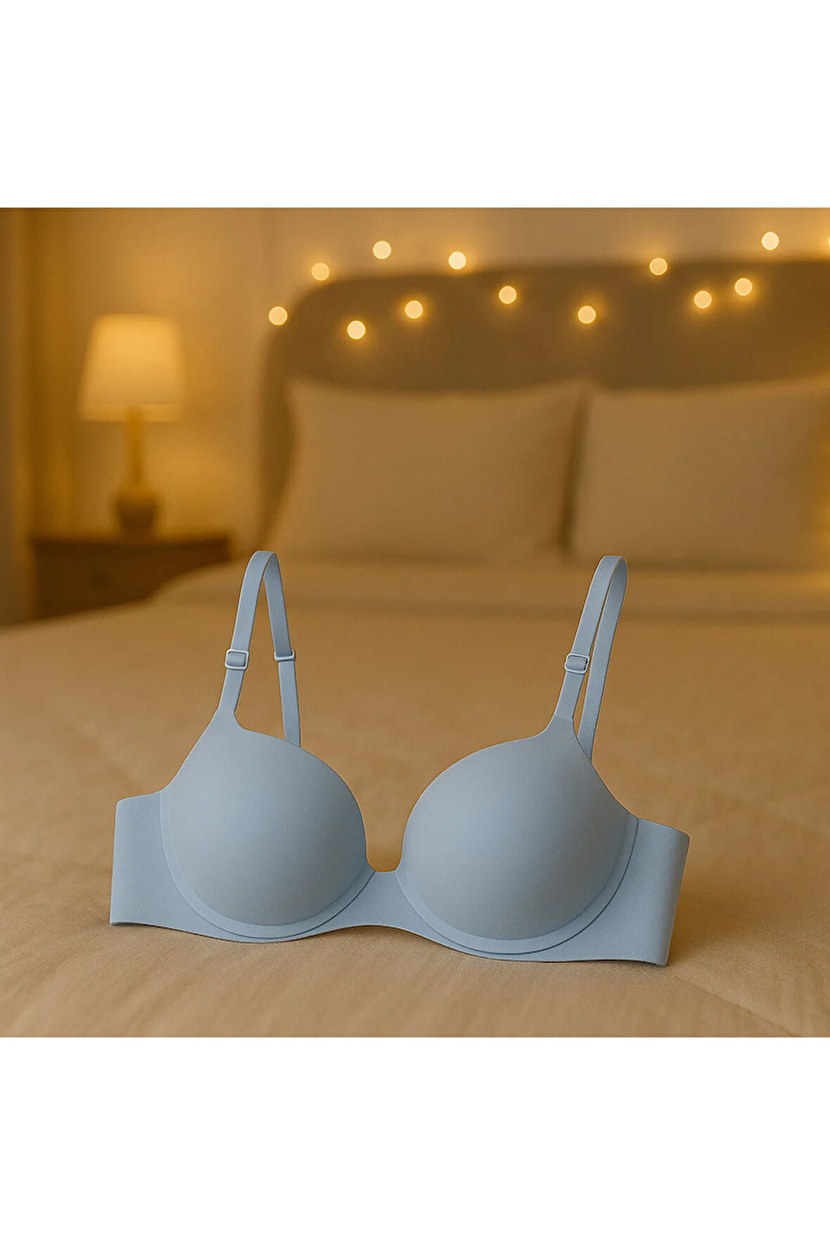 Lazer Kesim Polyamide Spandex Kumaş F.K Lingerie Double Push-Up Özel Üretim Sütyen