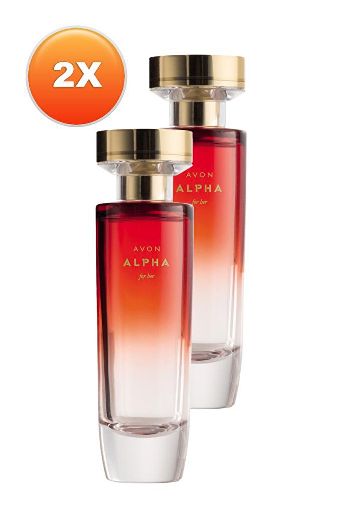 Avon Alpha EDP Çiçeksi Kadın Parfüm 2x50 ml  