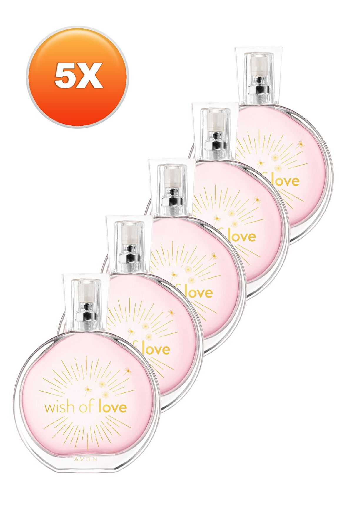 Wish Of Love Kadın Parfüm Edt 50 ml 5'li Set 5050000103398