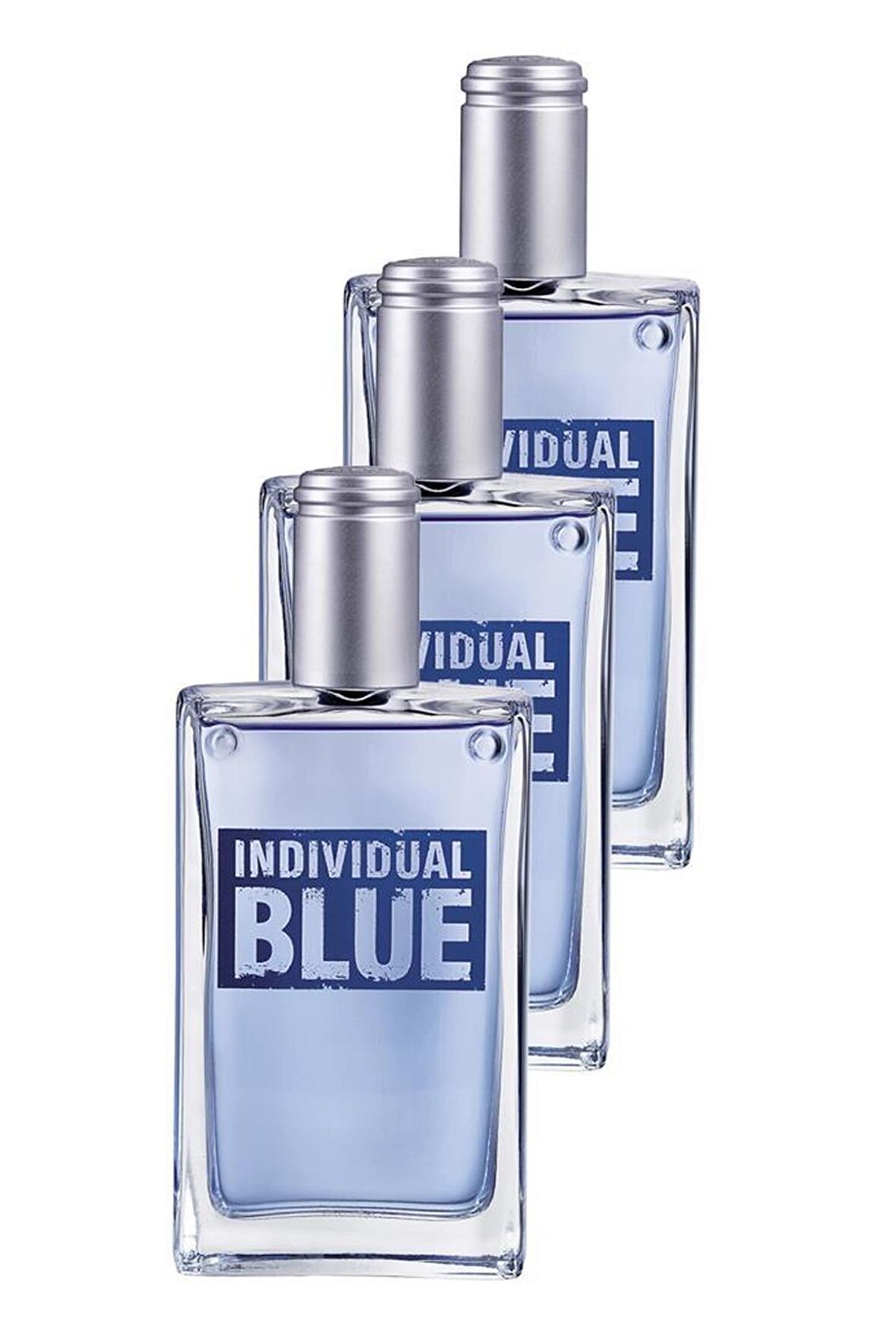 Avon Individual Blue Erkek Parfüm Edt 100 Ml. Üçlü Set