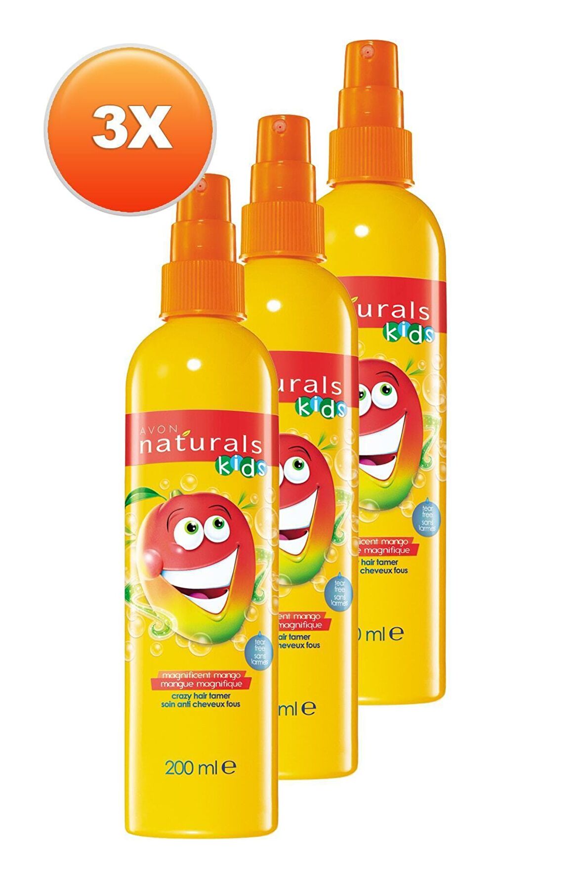 Avon Mango Kokulu Saç Açıcı Sprey 200 Ml. Üçlü Set