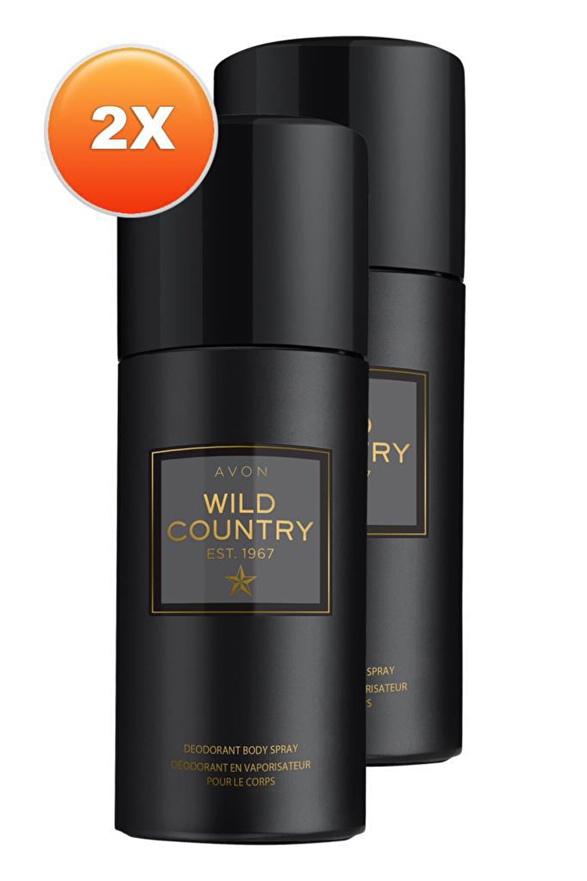 Avon Wild Country Erkek Sprey Deodorant 150 Ml. İkili Set