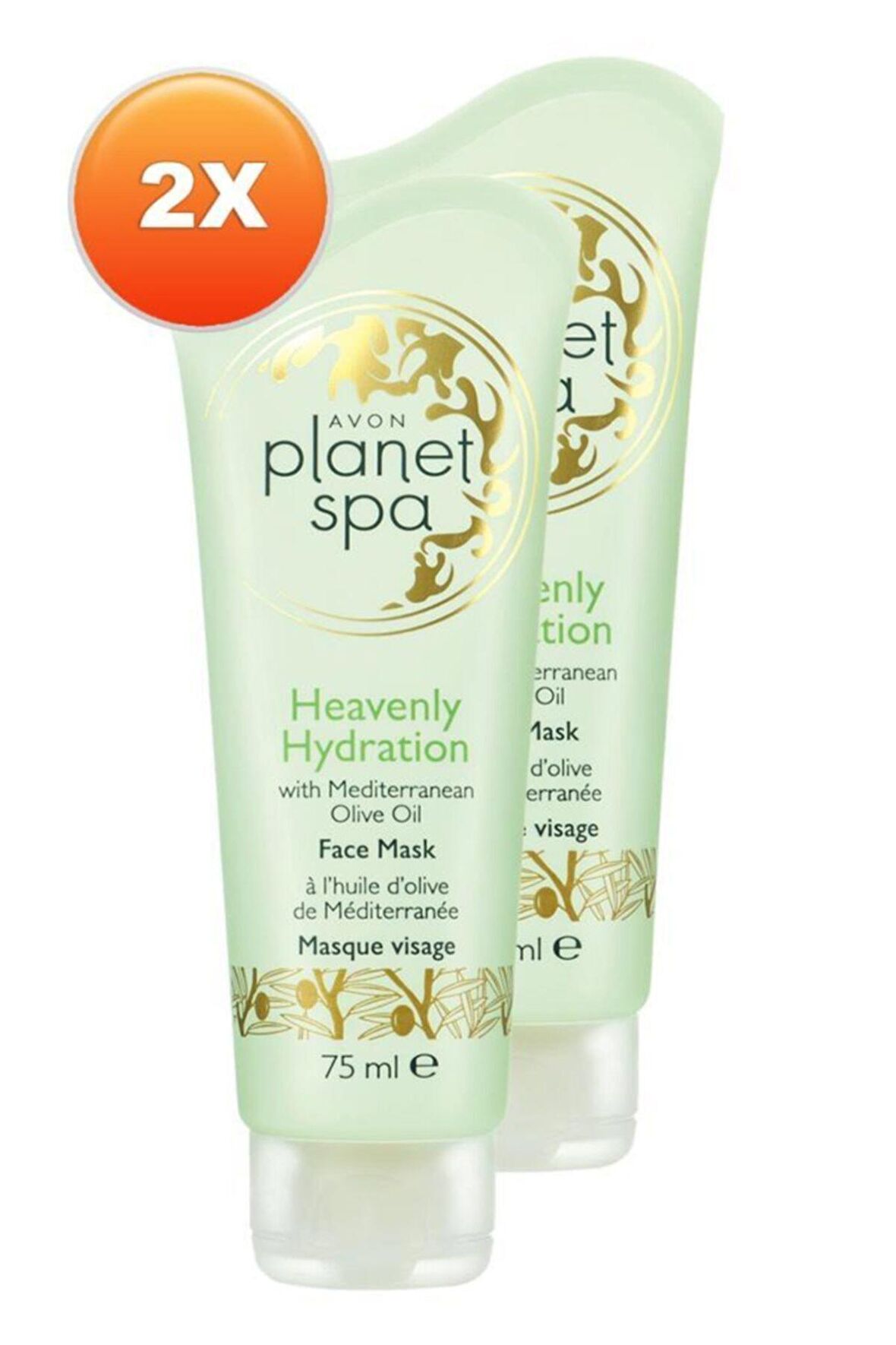 Avon Planet Spa Heavenly Hydration Yüz Maskesi 75 Ml. İkili Set