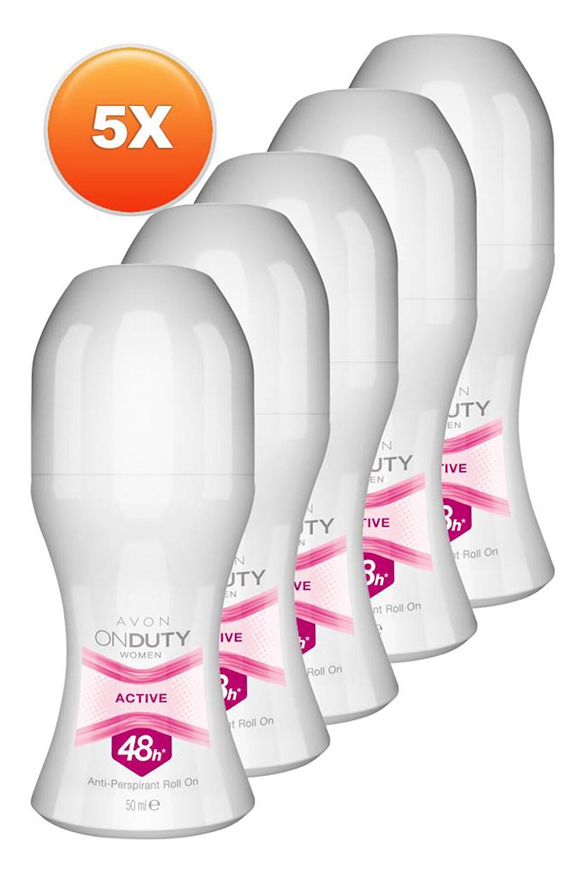 Avon OnDuty Active Kadın Rollon 50 Ml. Beşli Set