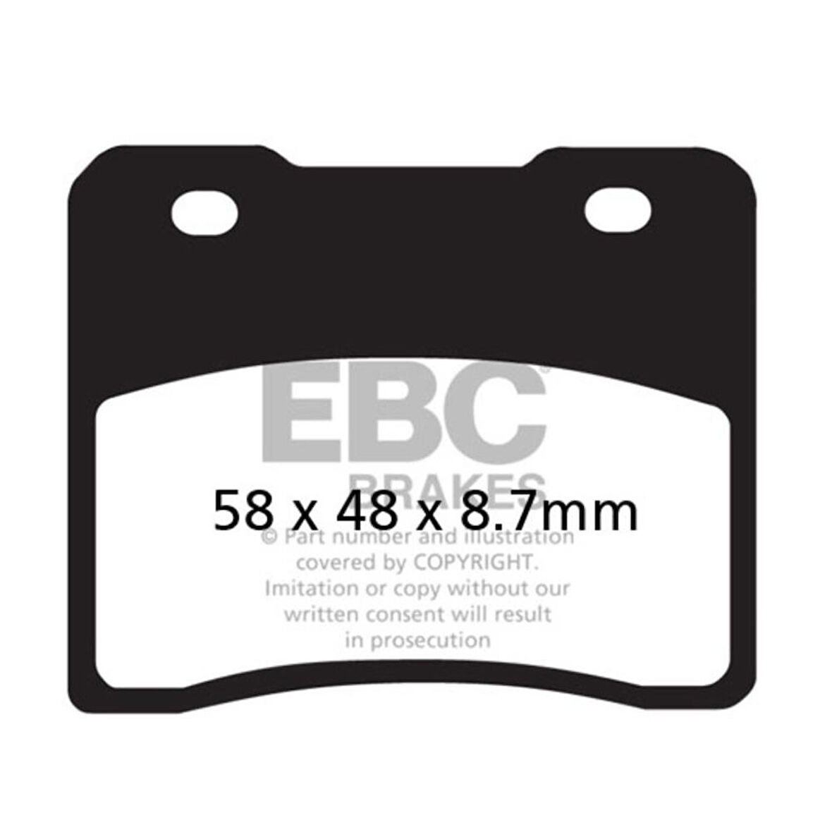 EBC FA102 SUZUKI RG250 , GSX400 ÖN FREN BALATASI