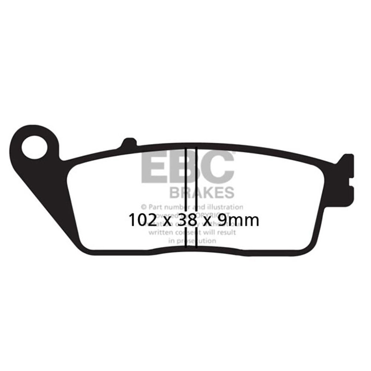 EBC FA142 HONDA CBR 250 , SUZUKI GW250 INAZUMA ÖN FREN BALATASI