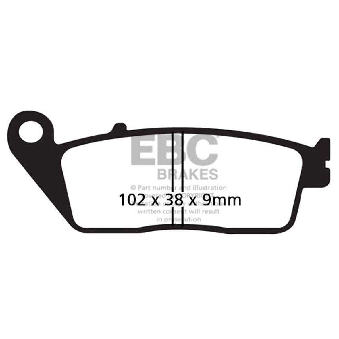 EBC FA142HH HONDA ST1100 PAN , KAWASAKI Z800 SINTER ÖN FREN BALATASI