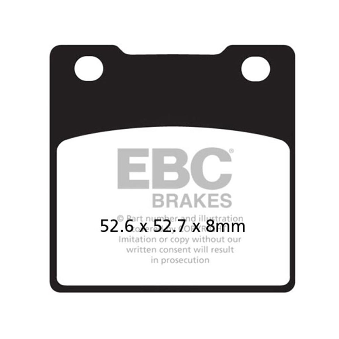 EBC FA161HH KAWASAKI ZZR1100 , ZX-12R SINTER ARKA FREN BALATASI