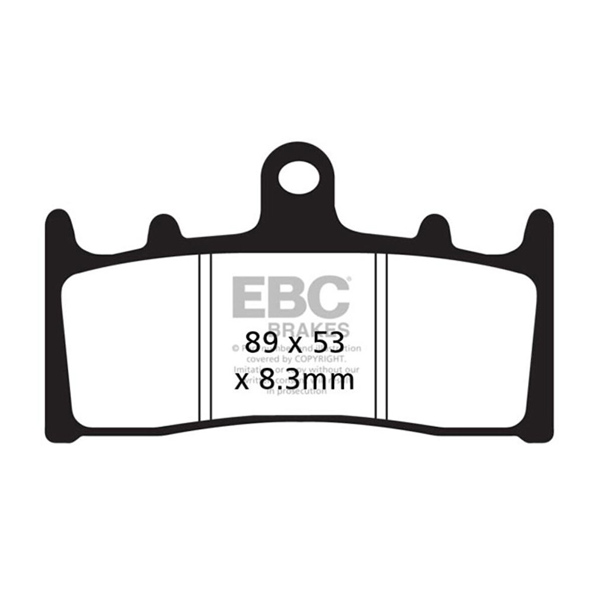 EBC FA188 KAWASAKI ZX-6R 98-01 , SUZUKI GSXR750 94-99 ÖN FREN BALATASI