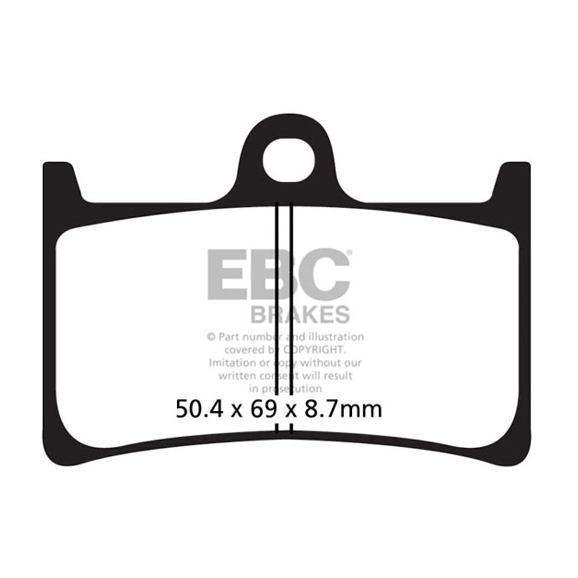 EBC FA252 YAMAHA MT07 / TRACER 700 ÖN FREN BALATASI,