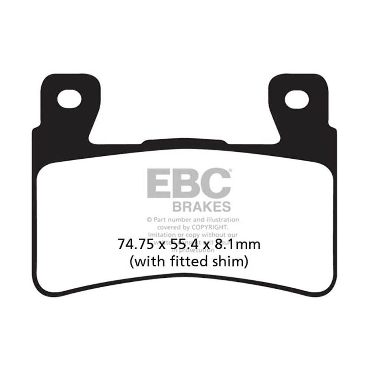 EBC FA265HH HONDA CBR900 , VTR1000 SİNTER ÖN FREN BALATASI