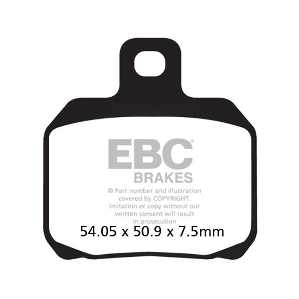 EBC FA266HH DUCATI 749,848, MONSTER ARKA FREN BALATASI