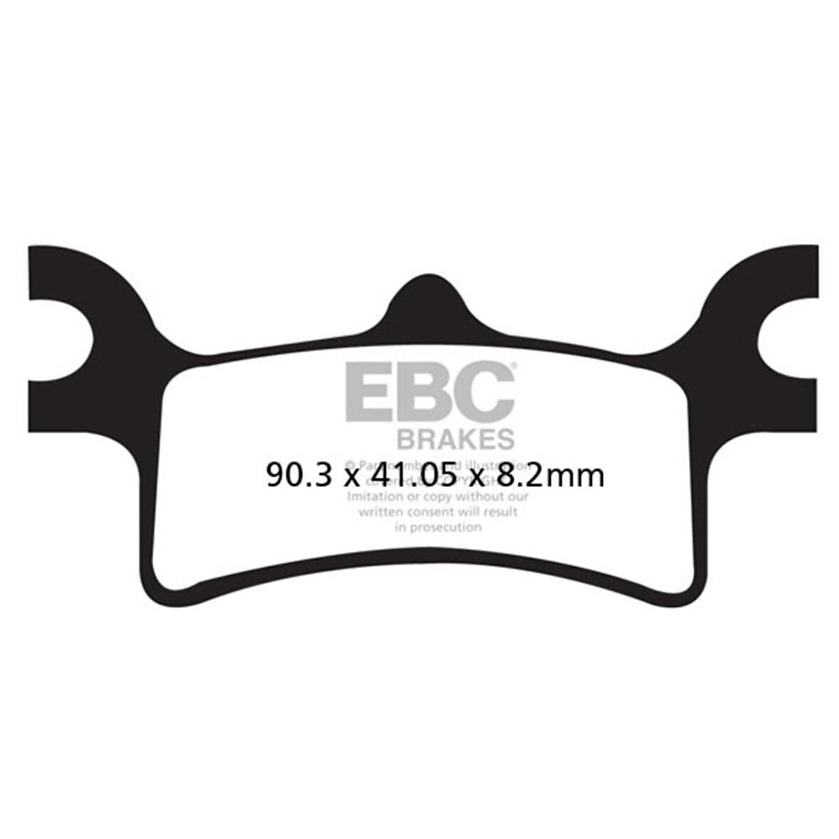 EBC FA314R POLARIS SPORTSMAN 400/500/800 03-12 SINTER ARKA FREN BALATASI
