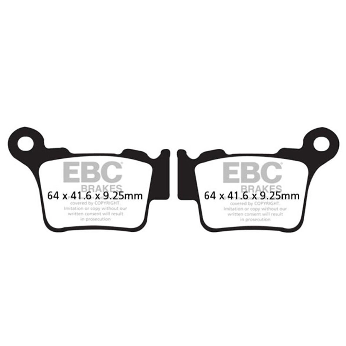 EBC FA368TT KTM EXC-F 250/350/450 , SHERCO,HUSQVARNA 250/350/450 CARBON ARKA FREN B