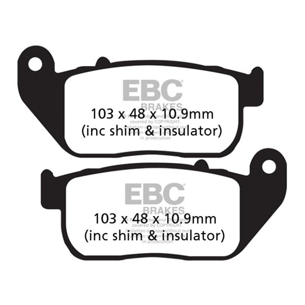 EBC FA381 HARLEY DAVIDSON XL883/XL1200 SPORTSTER 04-13 ÖN FREN BALATASI