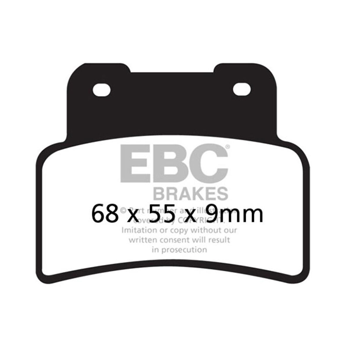 EBC FA432 YAMAHA MT125/R125 , XCITING400 , APRILIA MANA 850 ÖN FREN BALATASI