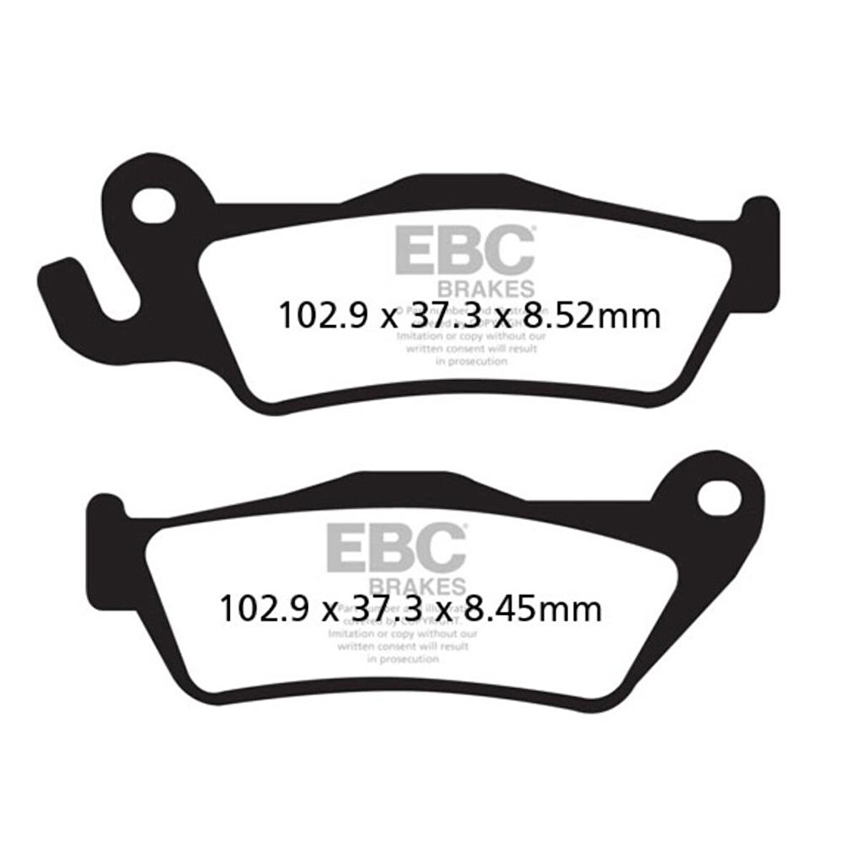 EBC FA438HH BMW K1200 GT 06-08 SINTER ARKA FREN BALATASI